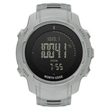 CakCity Hiking Digital Wrist Watch - Military & Tactical Watch for Men with Barometer, Altimeter, Compass, Temperature, Pedometer, 5ATM