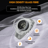CakCity Hiking Digital Wrist Watch - Military & Tactical Watch for Men with Barometer, Altimeter, Compass, Temperature, Pedometer, 5ATM