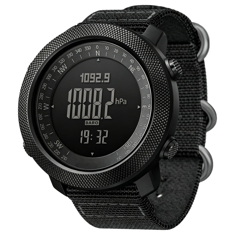 Military Watches with Compass for Men Tactical Watch Outdoor Sports Watches for Men Hiking Digital Wrist Watch with Barometer,Altimeter,Step Counter